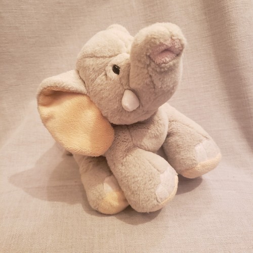 Ganz Webkinz HM167 Velvety Elephant Plush Gray Stuffed Animal Toy Grey Beans - Picture 2 of 6