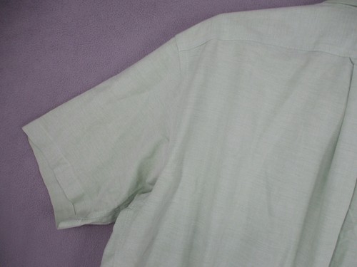Ralph Lauren Dress Womens Large Green Pink Blue Shirt Button Collar Short Sleeve - Picture 20 of 22
