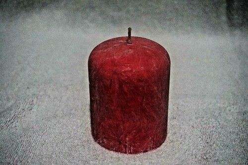 100% Plant Derived Sourced Crystallized Wax Starburst Pillar Candle Tracked Post - Picture 10 of 32