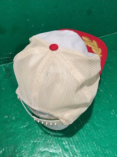 Vintage Rare Redman Chewing Tobacco Gold Leaf Snapback Trucker Hat Cap - Picture 6 of 8