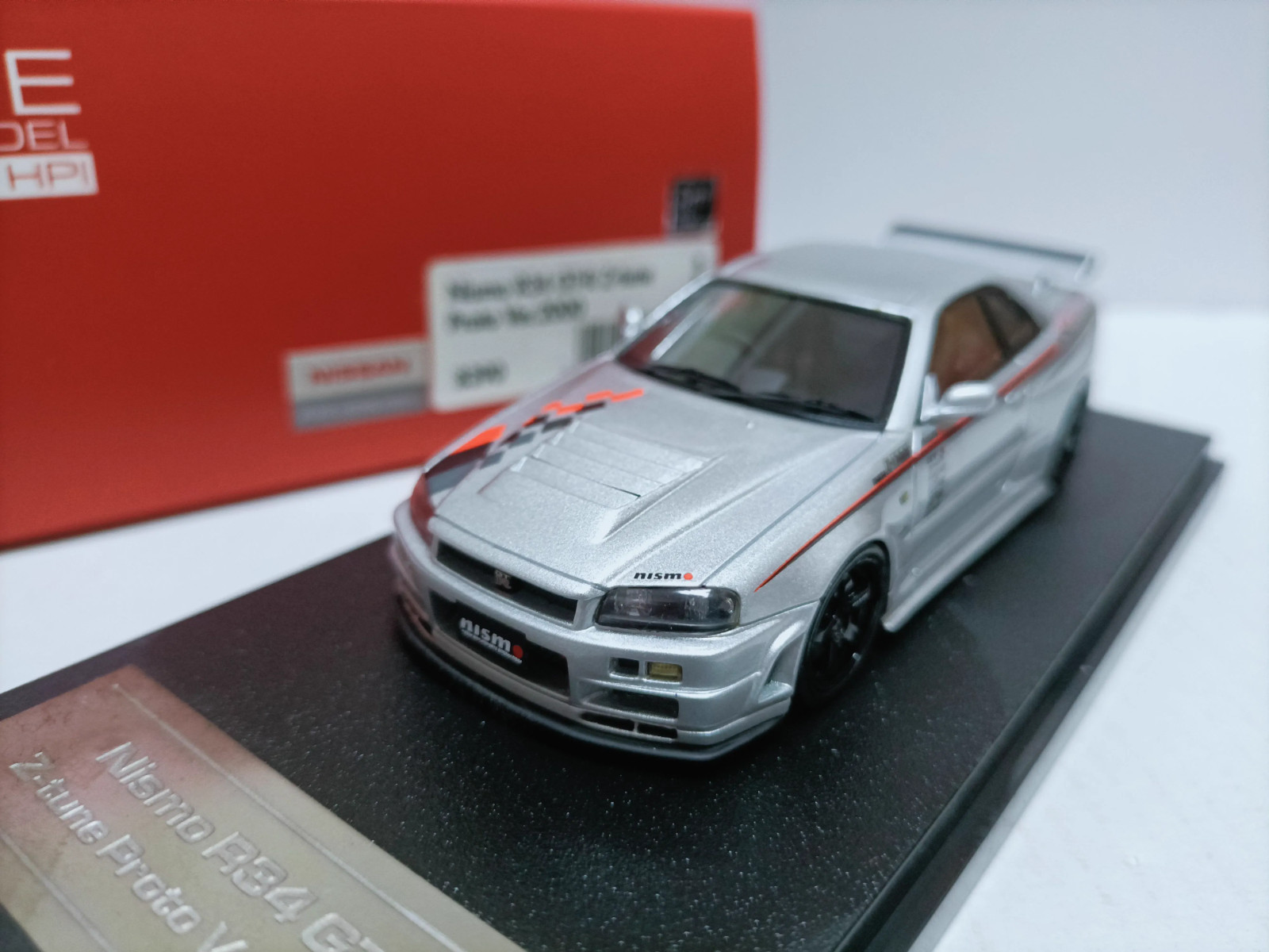 世界的に有名な Nismo 1/43 hpi Nissan eBay | 2000 Proto Z-tune R34 GT-R ミニカー