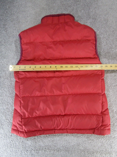 Patagonia Down Vest Kids Large Red Insulated Puffer * - Picture 6 of 9