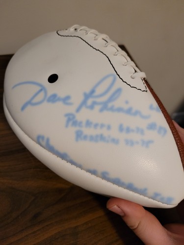 Wilson Super Bowl XXXII Football With Faded Signature--Doesn't Hold Air Look - Picture 4 of 6