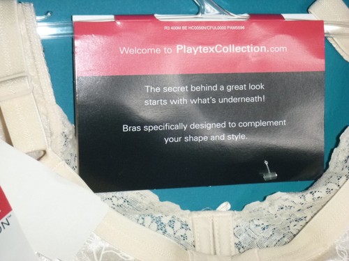 NWT Playtex Secrets Bra Natural Beige Style # 4422 Size 38 C - Picture 7 of 8