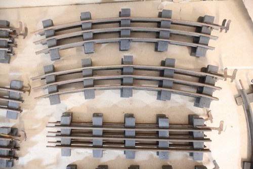 LEEDS LMC MILBRO O GAUGE JOB LOT of 3 RAIL ELECTRIC STRAIGHT & CURVE TRACK om - Picture 4 of 9