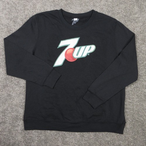 7-fach Pullover Herren Medium Schwarz Einfarbig Grafik Rundhalsausschnitt Sweatshirt Pullover Soda