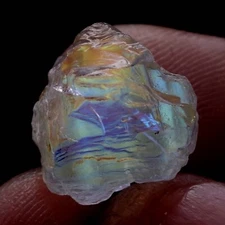 12.80Ct Excellent Madagascar Rainbow African Moonstone Rough Crystal Loose Gems