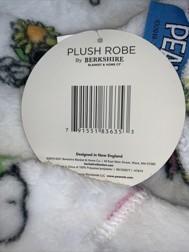 ACCAPPATOIO PELUCHE PEANUTS SNOOPY - Design Berkshire in Inghilterra - Arcobaleno 🌈 Cuori - Nuovo con etichette - Foto 9 di 9