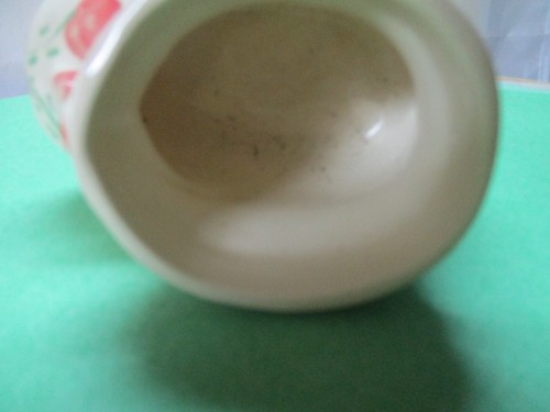Planter Ceramic Handpainted flowers Baby Shoe Planter 2.5x4" vintage - Picture 4 of 4