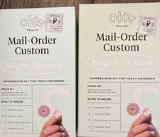 2 Pack OTIS Dental Mail-Order Custom Night Guard Kit New