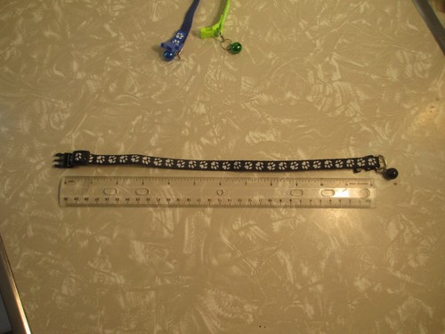 Lote de (4) Collares Ajustables Gato Mascota Cachorro ¡con Campanas! Estampado Breakaway Paw, EE. UU. - Imagen 7 de 8