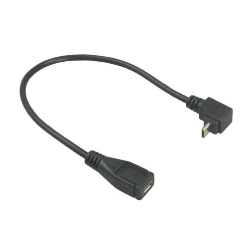 Mini USB Kabel Ladegerät Blei Stecker auf rechten Winkel Mini USB Stecker Kabel 0,3 m - 1,5 m - Bild 2 von 12