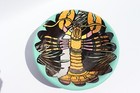 Lobster Salad Pasta Serving Bowl Large Ceramic Signed