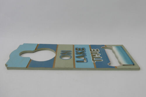 Used Hanging Decor Doorknob Sign On Lake Time Decorative Lakehouse Beach Hanger - Foto 5 di 11