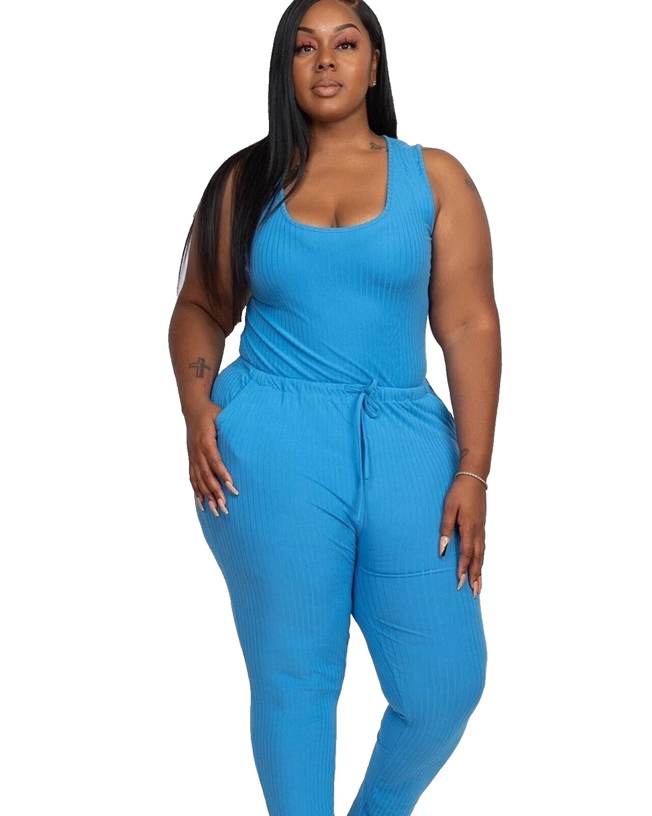 Bodysuit Plus Jumpsuits & Rompers for Women