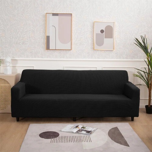 Sofa Cover Elastic For Living RoomSlipcovers Corner Couch Covers 1/2/3/4 Seater - Picture 27 of 35
