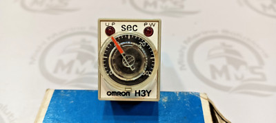 OMRON H3Y-4 Timer Relay 110VAC | 4PDT | 1 30s Delay | 14-Pin | New | JAPAN