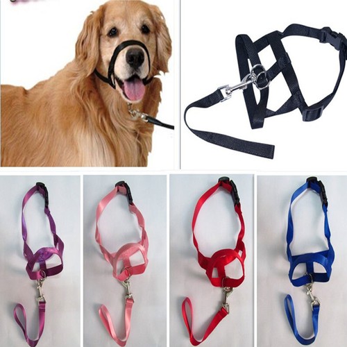 Gentle Halter Leash Gentle Leader Head Collar No Pull for Training Dog Muzzle US - Picture 3 of 23