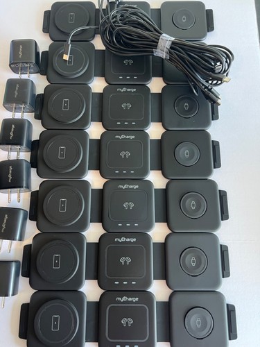 MyCharge 3-in-1 Wireless Charging Pad/Model CTP225K-A  PT09-135TP22K-A, lot of 7 - Picture 6 of 8