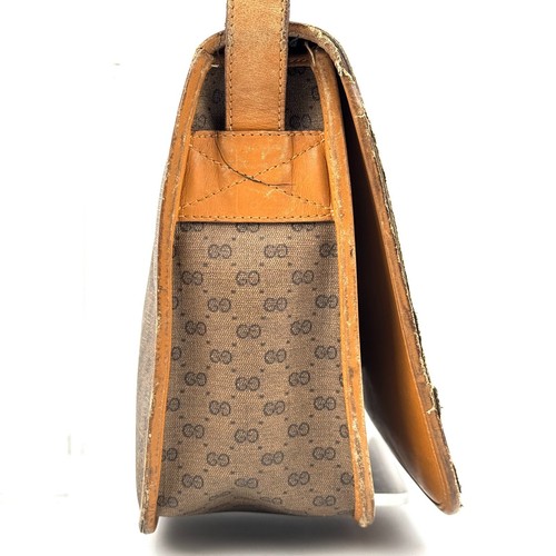 GUCCI Sherry Line Shoulder Crossbody Bag GG PVC Leather Authentic - Picture 5 of 24