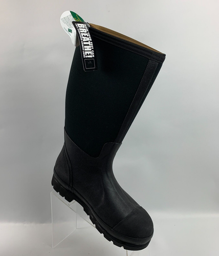 Muck Boot Company Unisex Utility Boots Chore Black Knee-High Fabric Rain M9/W10 - Foto 2 di 15