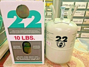 r22 virgin r-22 special gauge /& hose refrigerant disposable cylinder 5 lb