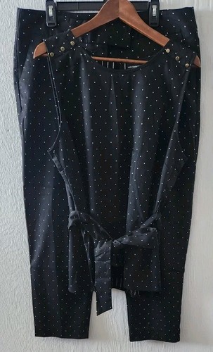 Pantaloni e top Liz Claiborne Career Emma da donna taglia 14 pantaloni classici alla caviglia taglia XL/14 - Foto 1 di 13