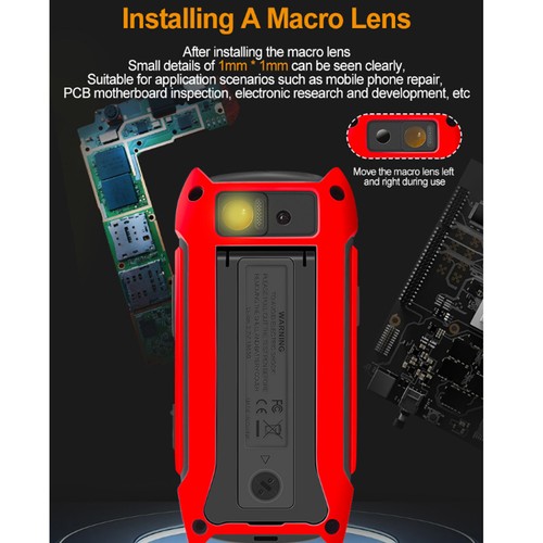 Thermal Imager IR Camera Multimeter 256*192 3.5Inch Screen Voltmeter USB PC 2I2g - Bild 6 von 19