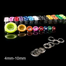 Metal Eyelet 4/4.5/5/6/8/10mm with Washer Leather Craft Grommet Banner Repair