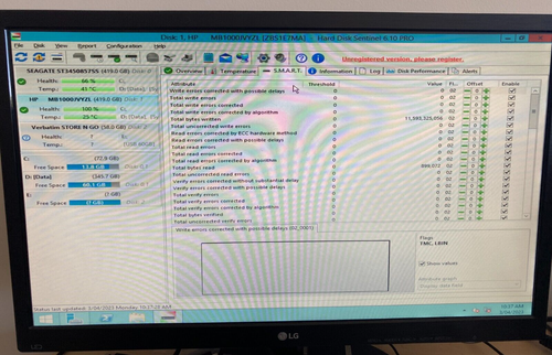HPE 846612 846523-001 846532-002 0 Hrs w/Tray HPE 1TB SAS 12G 7.2K LFF HP HDD - Picture 11 of 12