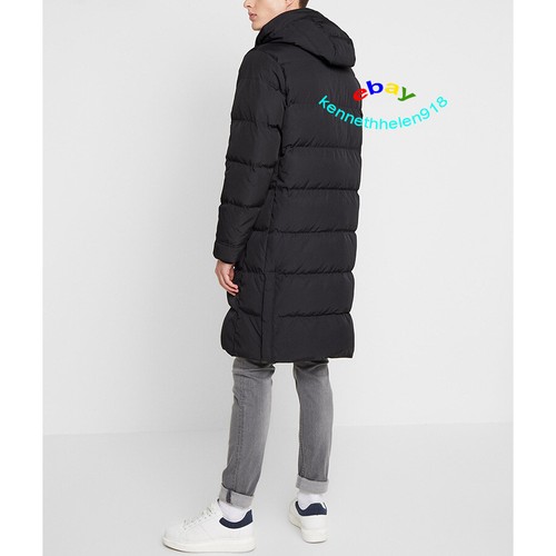 HOLLISTER LONGLINE DOWN PUFFER PARKA COAT JACKET BLACK MENS SIZE XS,S,L - Picture 4 of 22