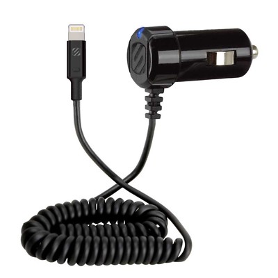SCOSCHE I2C12A StrikeDrive  12W Car Rapid Charger - Integrated 3-Foot Cable NEW 