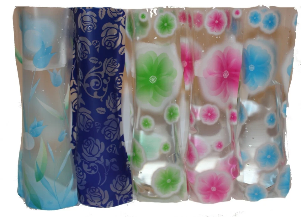 5 Plastic Foldable Flower Vases great for parties, catering! Just as pictured! - Image 3 of 4