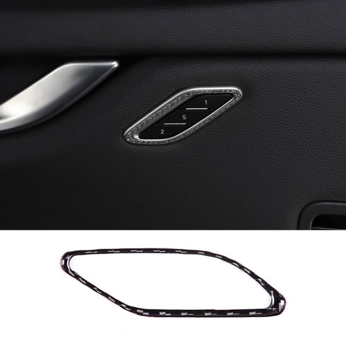 Carbon Fiber Seat Memory Switch Frame Cover Trim For Maserati Ghibli 2014-22 - Imagen 13 de 14