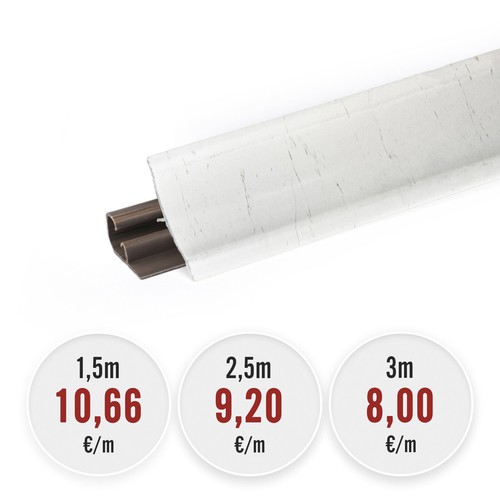 Abschlussleiste 23mm Winkelleisten Küchenarbeitsplatte 1,5m/2,5m/3m Kunststoff - Bild 16 von 24