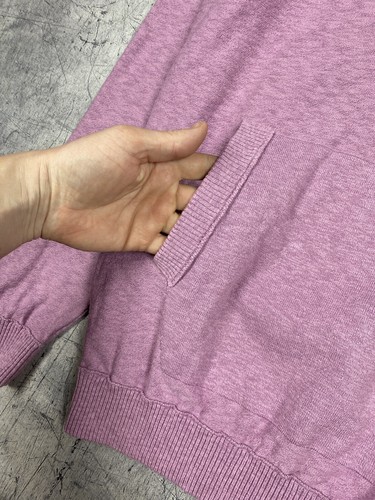 Stone Island Garment Dyed Popover Knit Hoodie Pink Men’s Size XL Massimo Osti - Picture 5 of 13