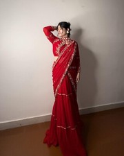 lehenga Saree Bollywood Party Wear Indian Pakistani New Wedding Designer