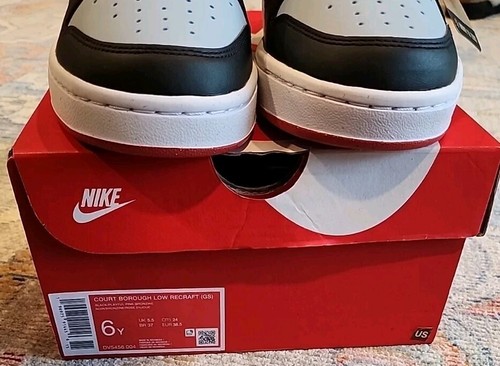 NIKE Kids Court Borough Recraft Big Kid Size 6Y Sneakers DV5456-004 Youth - Picture 5 of 12
