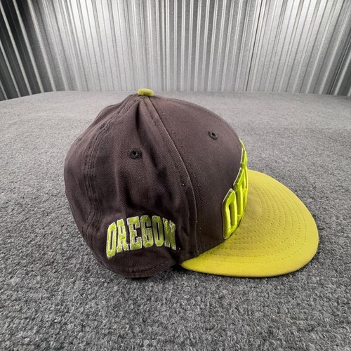 Oregon Ducks Hat Cap Mens Snapback Gray NCAA Football Spell Out New Era - Picture 4 of 9