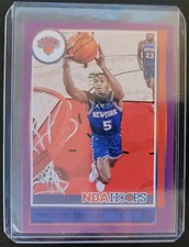 2021-22 Panini NBA Hoops Immanuel Quickley Base (Purple) #187 New York Knicks