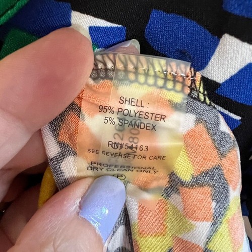 Calvin Klein buntes ärmelloses Blusentop neu mit Etikett - Bild 12 von 13