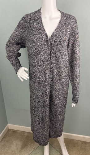 Cabi Women's Coffee Shop Cardigan Duster Gray Rainbow Metallic Style 3881 Sz XXS - Picture 4 of 15