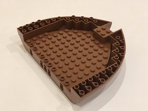 lego brown boat