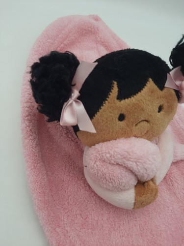Mantas y más allá muñeca cola de caballo rosa Lovey felpa manta de seguridad - Imagen 3 de 13