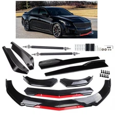 For Cadillac CTS ATS Front Bumper Lip Chin Splitter Spoiler Side Skirt Rear Lip