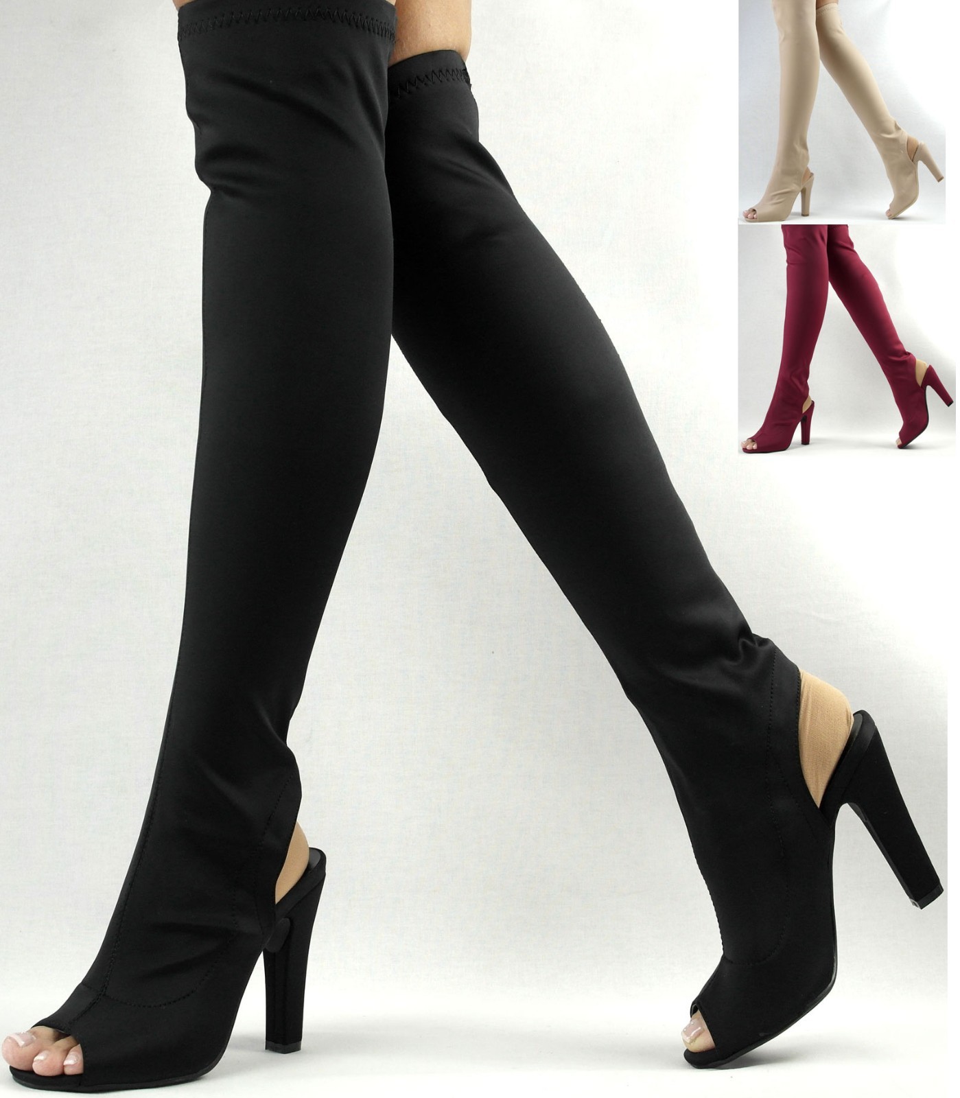 Overknees Damenstiefel SchwarzStiefel High Heels Plateau 35 36 37 38 39 40 Pumps Overknees Damenstiefel SchwarzStiefel High Heels Plateau 35 36 37 38 39 40 Pumps
