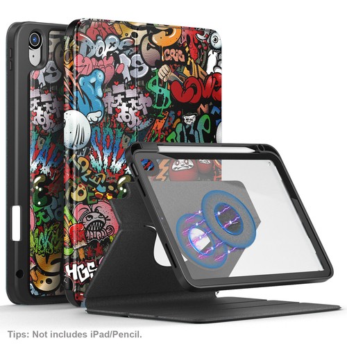 Folio Leather Stand Pen Holder 2in1 Clear Smart Case Cover For Apple iPad 10 11 - Picture 73 of 79