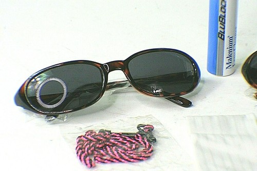 Vintage (2) Original BLUBLOCKER Damen Sonnenbrille Set Neu Nie Getragen c1 - Bild 3 von 8
