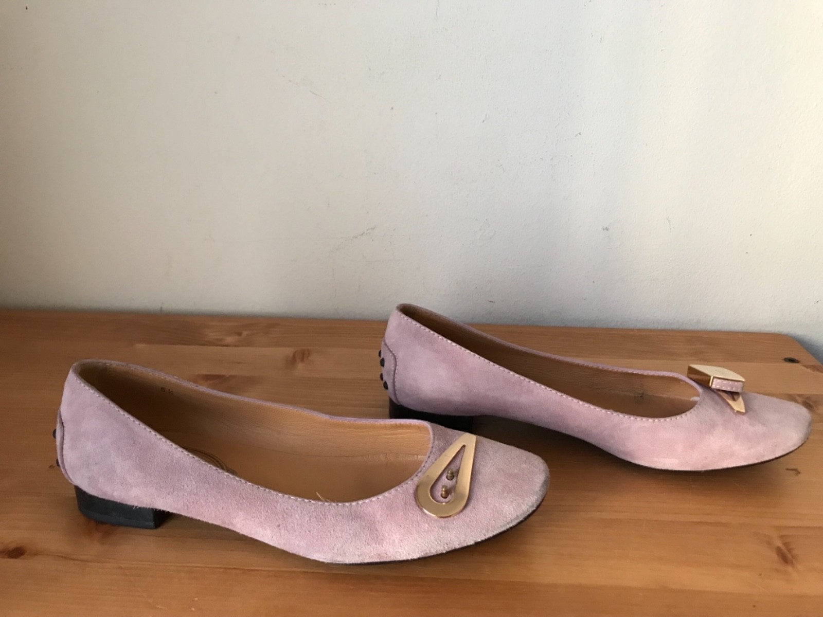 Tod'S Gamuza rosado pálido tono tono tono dorado hardware Zapatos Bajos Zapatos Talla 5.5B 429356 Tod'S Gamuza rosado pálido tono tono tono dorado hardware Zapatos Bajos Zapatos Talla 5.5B 429356