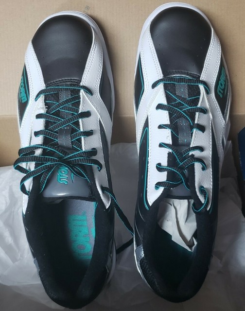 AMF QUBICA Leather BOWLING SHOES Red Black White Dual Mens